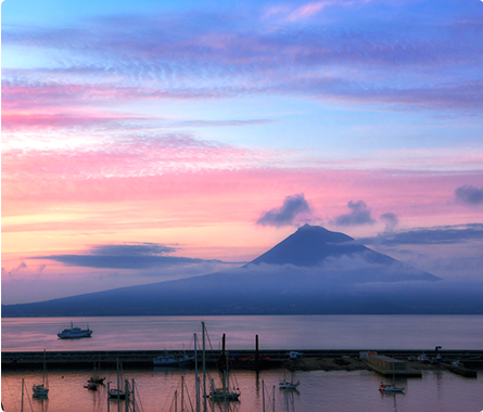 Vista do Faial para o Pico