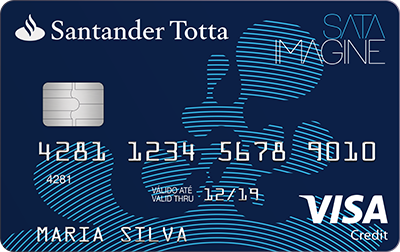 Cartão Santander Totta SATA IMAGINE Blue