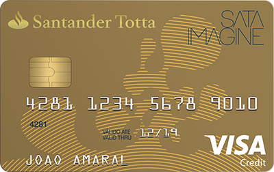 Cartão Santander Totta SATA IMAGINE Gold