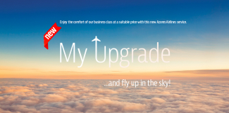 My upgrade. Enjoy the comfort of our business class at a suitable price with this new Azores Airlines service.